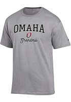 Champion UNO Mavericks Womens Grey Grandma Short Sleeve T-Shirt
