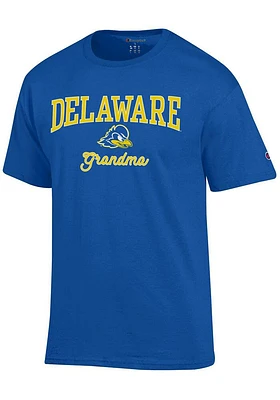 Champion Delaware Fightin' Blue Hens Womens Grandma Short Sleeve T-Shirt
