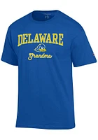 Champion Delaware Fightin' Blue Hens Womens Grandma Short Sleeve T-Shirt