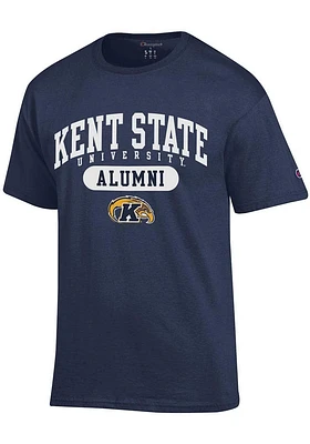 Champion Kent State Golden Flashes Navy Blue Alumni Pill Short Sleeve T Shirt