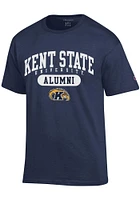 Champion Kent State Golden Flashes Navy Blue Alumni Pill Short Sleeve T Shirt