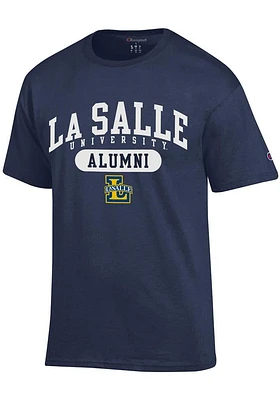 Champion La Salle Explorers Navy Blue Alumni Pill Short Sleeve T Shirt