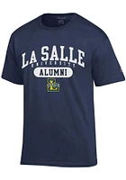 Champion La Salle Explorers Navy Blue Alumni Pill Short Sleeve T Shirt
