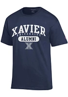 Champion Xavier Musketeers Navy Blue Alumni Pill Short Sleeve T Shirt