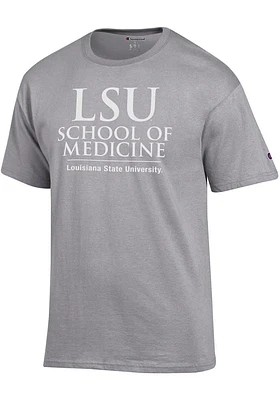 Champion LSU Tigers Grey School of Medicine Short Sleeve T Shirt