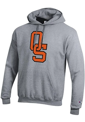 Champion Oklahoma State Cowboys Mens Grey Vintage Logo Long Sleeve Hoodie
