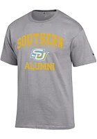Champion Southern University Jaguars Grey Alumni Number One Short Sleeve T Shirt
