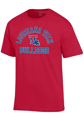 Champion Louisiana Tech Bulldogs Number One Short Sleeve T Shirt