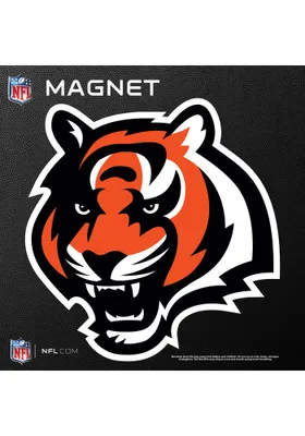 Cincinnati Bengals 6x6 Car Magnet - Orange