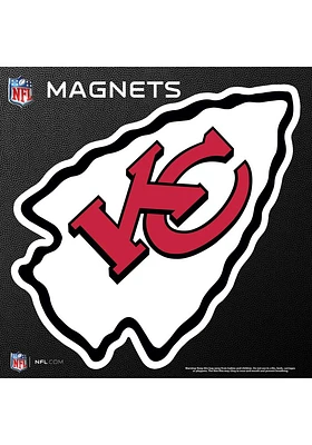 Kansas City Chiefs 6x6 Arrowhead Car Magnet - Red
