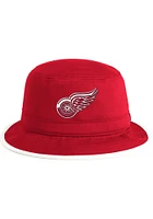 Adidas Detroit Red Wings Logo Mens Bucket Hat
