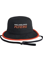 Adidas Philadelphia Flyers Black Logo Mens Bucket Hat