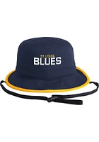 Adidas St Louis Blues Blue Logo Mens Bucket Hat
