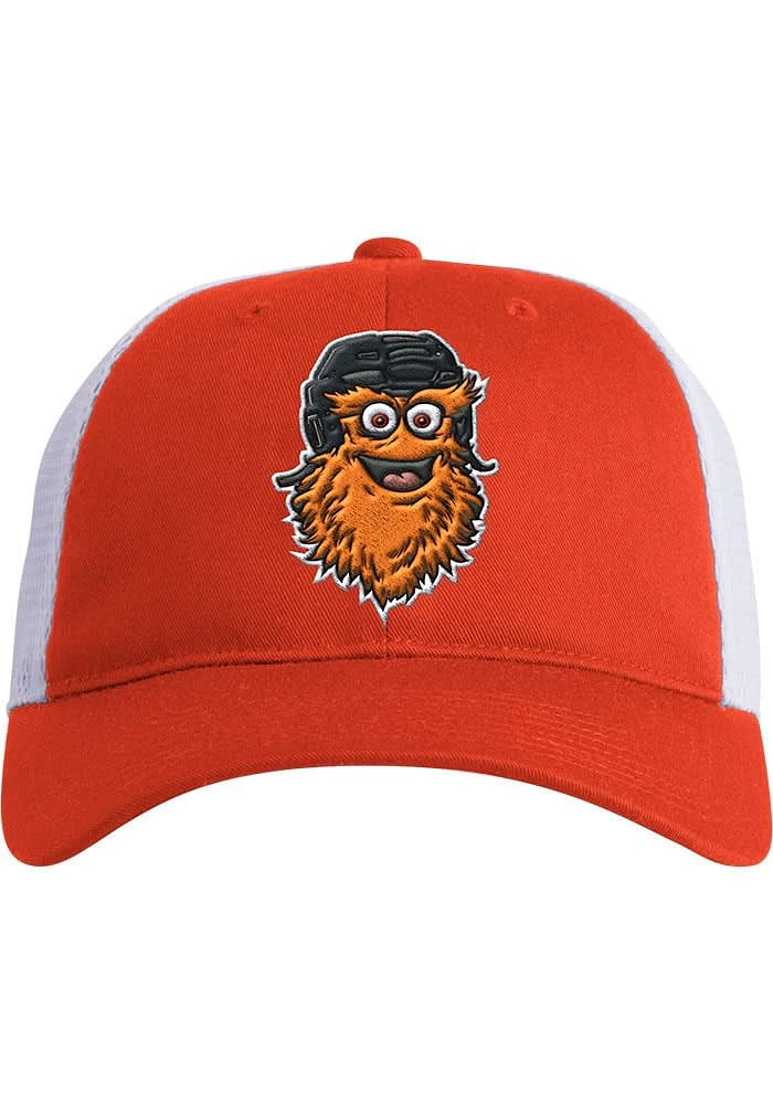 Adidas Philadelphia Flyers Relaxed Mascot Trucker Adjustable Hat - Orange