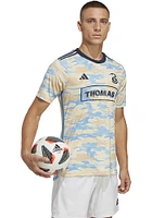 Philadelphia Union Mens Adidas Replica Soccer Away Jersey - White