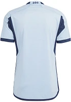 Sporting Kansas City Mens Adidas Authentic Soccer Home Jersey - Blue