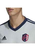 St Louis City SC Mens Adidas Replica Soccer Away Jersey - Grey