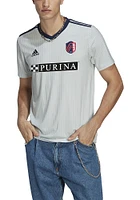 St Louis City SC Mens Adidas Replica Soccer Away Jersey - Grey