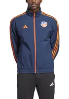 Adidas FC Cincinnati Mens Blue ANTHEM Track Jacket