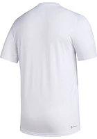 Adidas Sporting Kansas City White PREGAME CLUB ICON Short Sleeve T Shirt