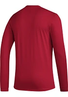 Adidas FC Dallas Red PREGAME CLUB DNA Long Sleeve T-Shirt