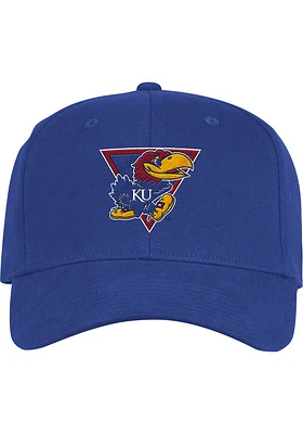 Adidas Kansas Jayhawks Mens Blue Slouch Stretch Flex Hat