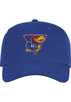 Adidas Kansas Jayhawks Mens Blue Slouch Stretch Flex Hat
