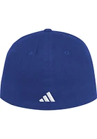 Adidas Kansas Jayhawks Mens Blue Slouch Stretch Flex Hat