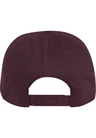 Adidas Texas A&M Aggies Maroon Plate Flat Brim Mens Snapback Hat