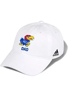 Adidas Kansas Jayhawks Dad Washed Slouch Adjustable Hat