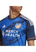 FC Cincinnati Mens Adidas Authentic Soccer Home Jersey - Blue