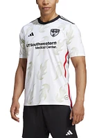 FC Dallas Mens Adidas Replica Soccer AWAY Jersey - White