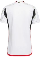 FC Dallas Mens Adidas Authentic Soccer Away Jersey - White