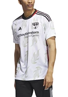 FC Dallas Mens Adidas Authentic Soccer Away Jersey - White