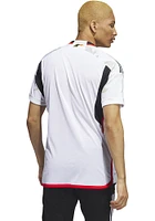 FC Dallas Mens Adidas Authentic Soccer Away Jersey - White