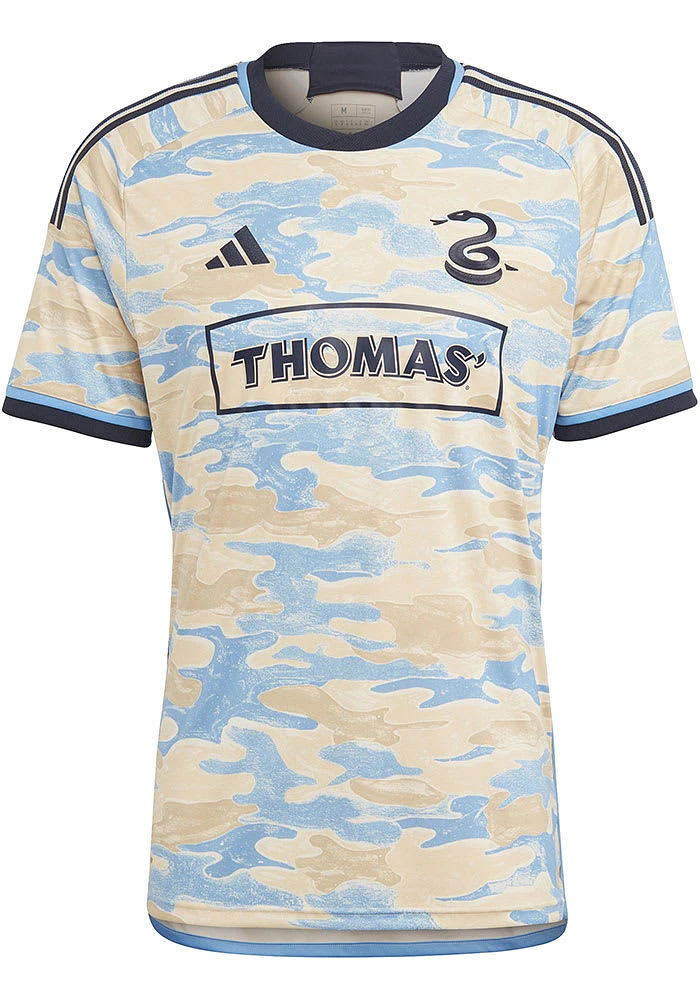 Philadelphia Union Mens Adidas Authentic Soccer AWAY Jersey - White