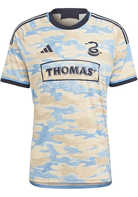 Philadelphia Union Mens Adidas Authentic Soccer AWAY Jersey - White
