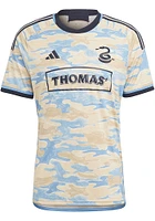 Philadelphia Union Mens Adidas Authentic Soccer AWAY Jersey - White