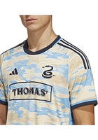 Philadelphia Union Mens Adidas Authentic Soccer AWAY Jersey - White