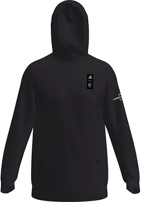 Adidas Sporting Kansas City Mens Black TRAVEL Hood