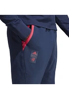 Adidas St Louis City SC Mens Navy Blue TRAVEL DESIGN Shorts
