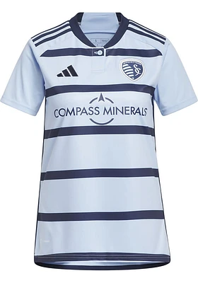 Adidas Sporting Kansas City Womens Blue 23/24 Home Replica Soccer Jersey