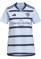 Adidas Sporting Kansas City Womens Blue 23/24 Home Replica Soccer Jersey