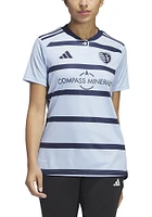 Adidas Sporting Kansas City Womens Blue 23/24 Home Replica Soccer Jersey
