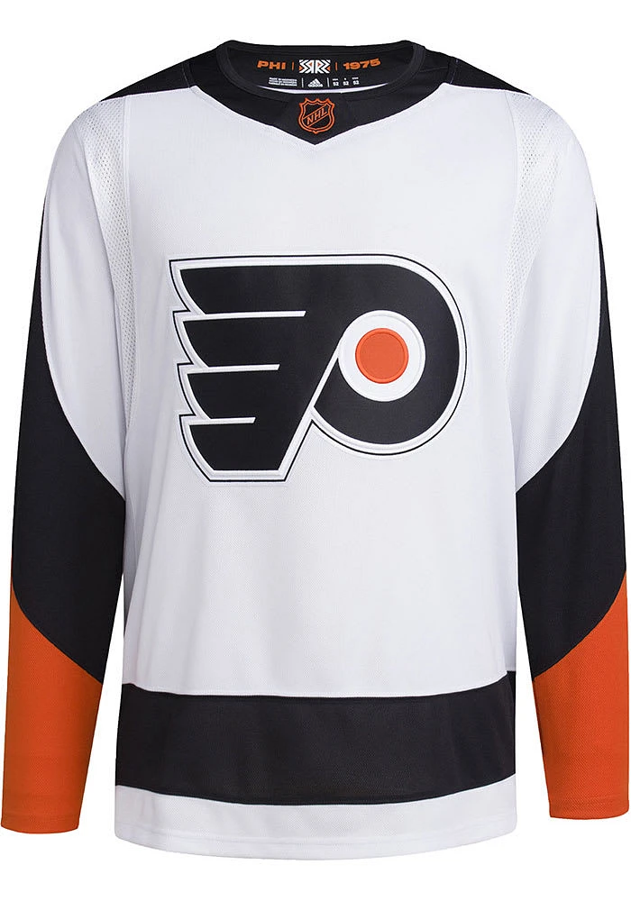 Adidas Philadelphia Flyers Mens White 2022 Reverse Retro Hockey Jersey