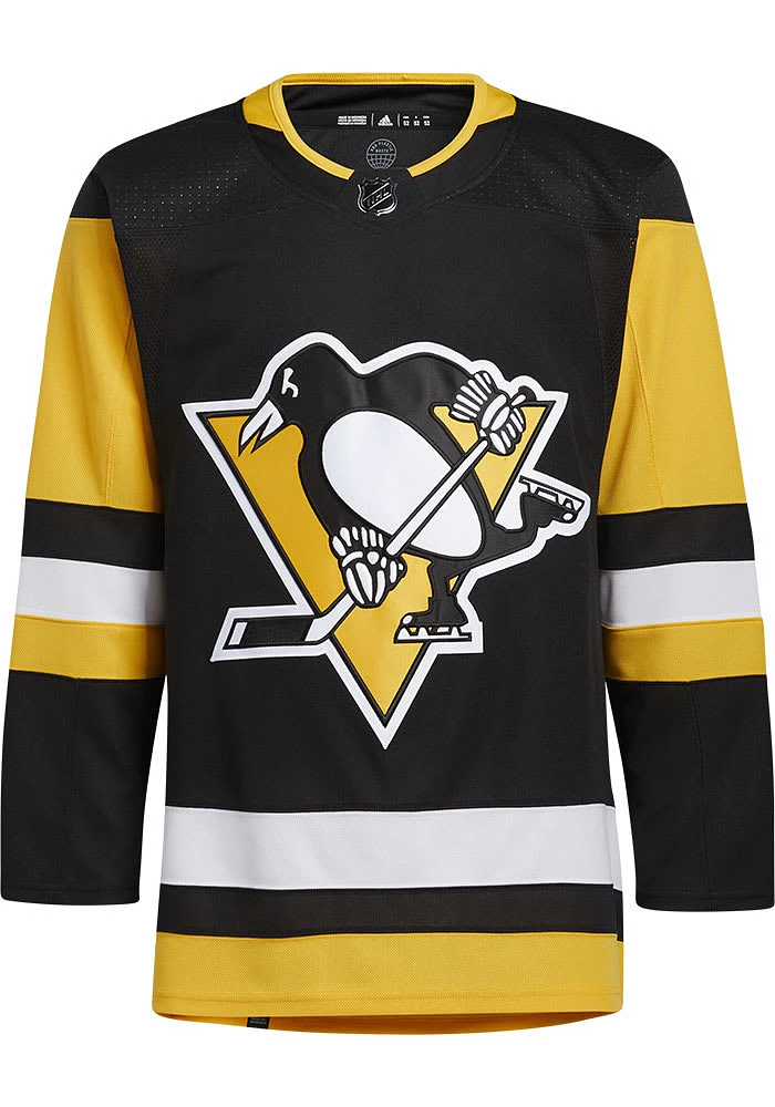 Adidas Pittsburgh Penguins Mens Black Primegreen Hockey Jersey