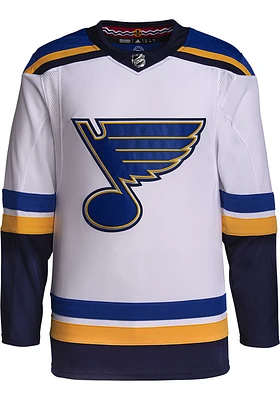 Adidas  St Louis Blues Mens White Primegreen Hockey Jersey