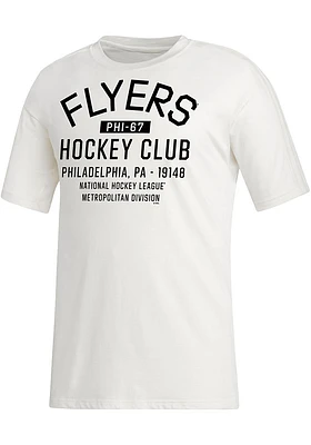 Adidas Philadelphia Flyers White Zero Dye Short Sleeve T Shirt