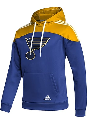 Adidas St Louis Blues Mens Blue Pullover Long Sleeve Hoodie