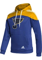 Adidas St Louis Blues Mens Blue Pullover Long Sleeve Hoodie